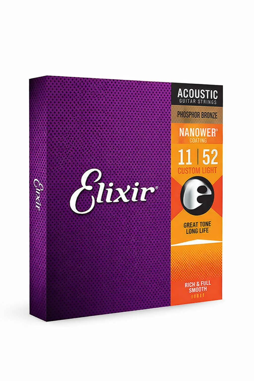 ELIXIR E16027 NANO PB ACOUSTIC 011-052 C/LIGHT SET