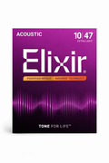 ELIXIR E16002 NANO PB ACOUSTIC 010-047 EXTRA-LIGHT SET
